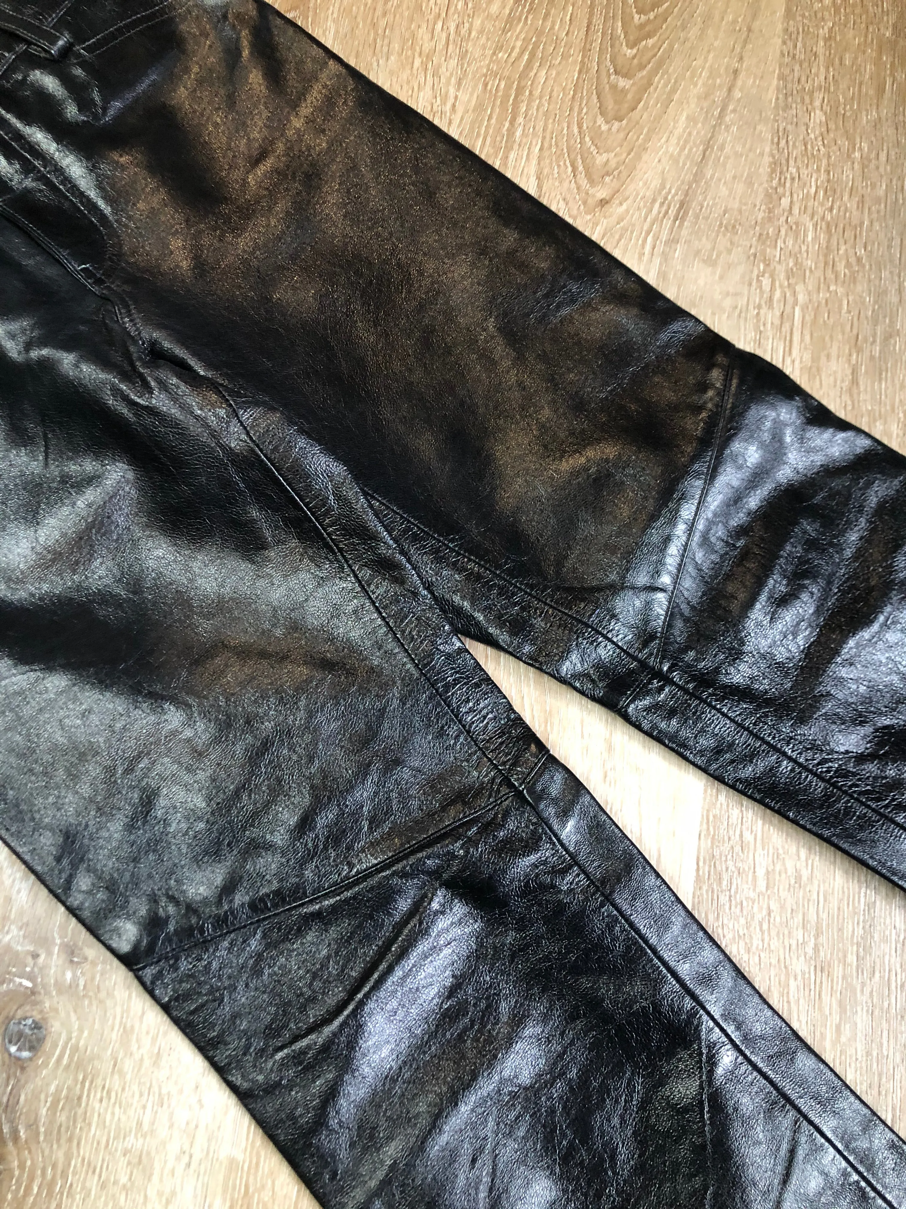 Vintage Gap Black Leather Pants, 30x32, SOLD