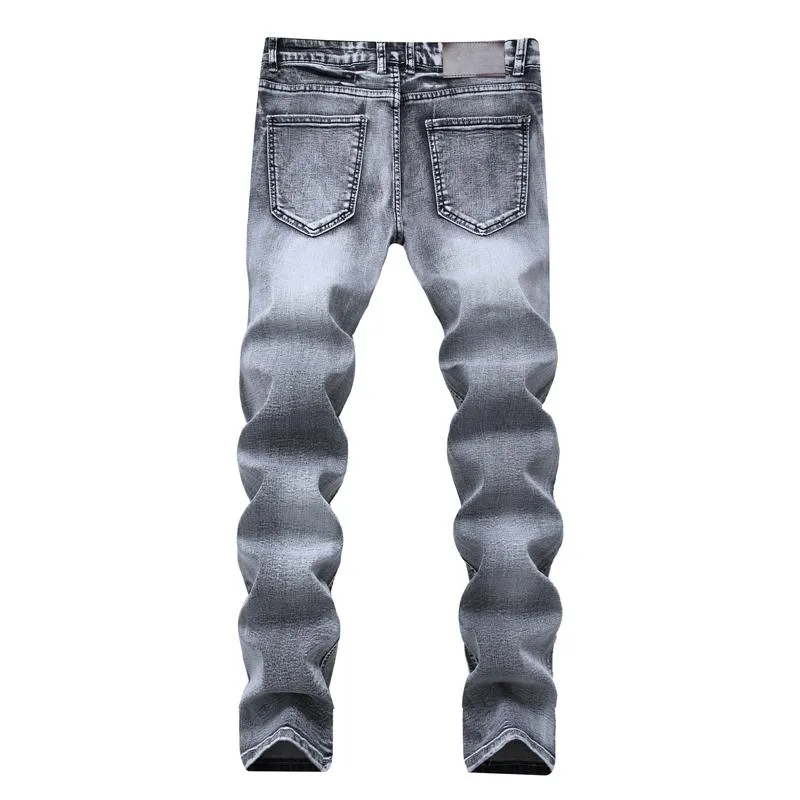 West Louis™ Stylish Stretch Elastic Jeans