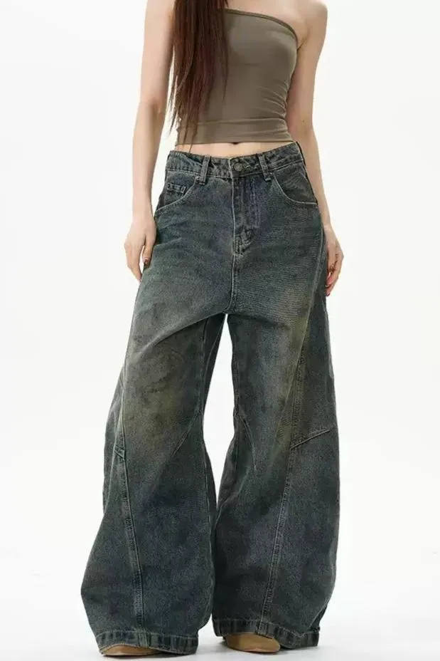 Wide Leg Versatile Jeans