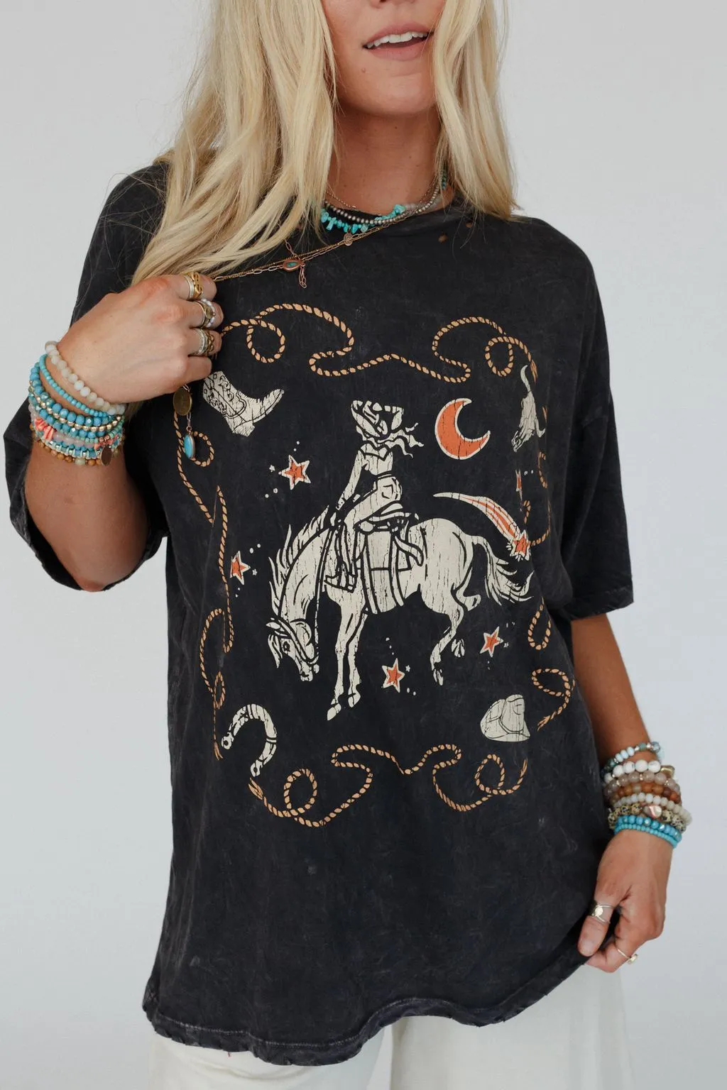 Wild Ride Graphic Tee - Charcoal