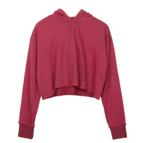 Women's Fleece Crop Hoodie