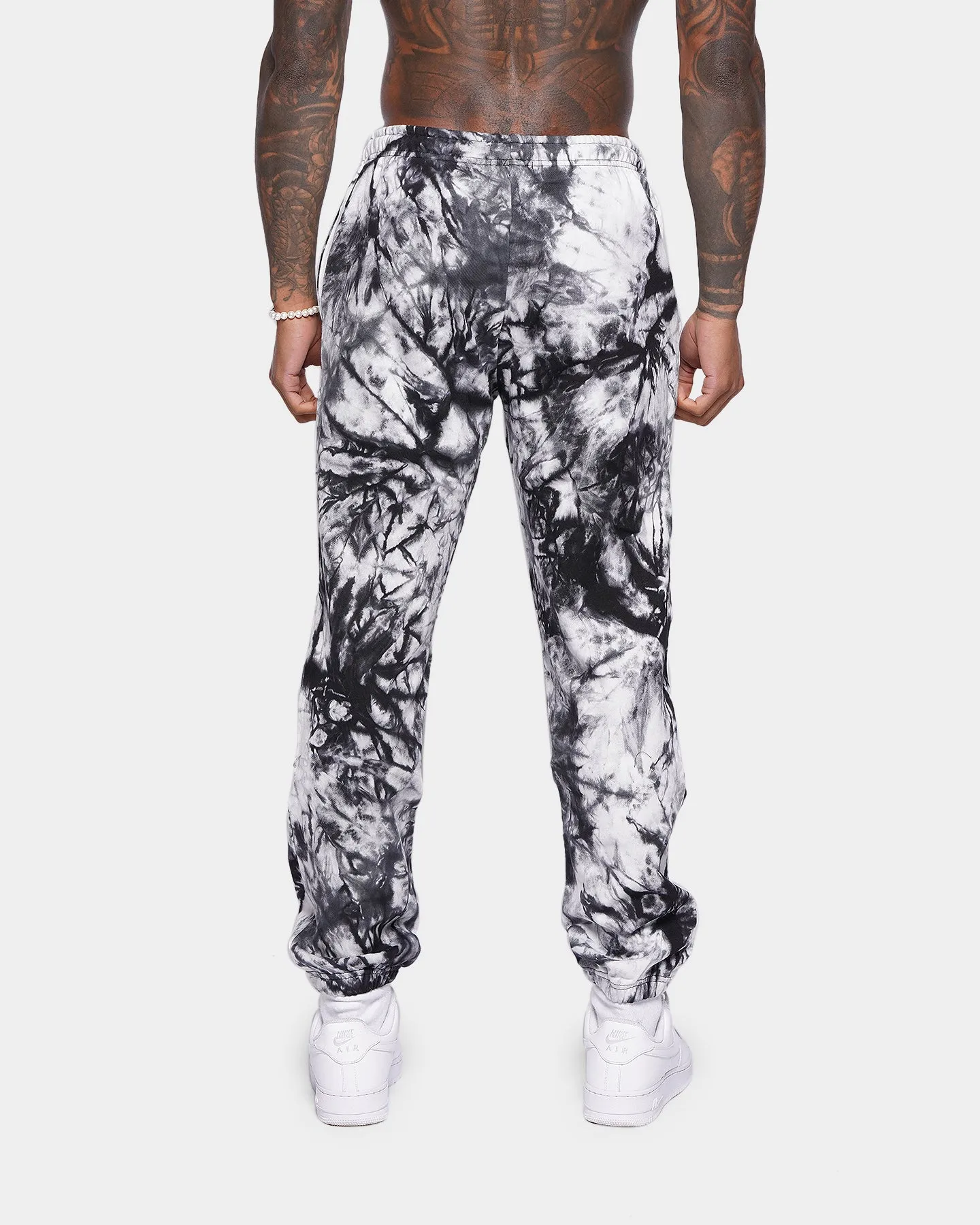 XXIII Zareek Tie Dye Track Pants Black/White