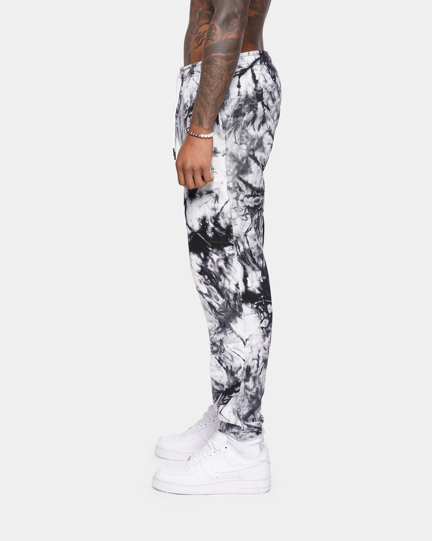 XXIII Zareek Tie Dye Track Pants Black/White